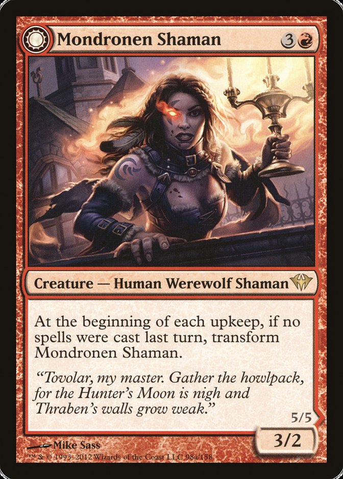 Mondronen Shaman // Tovolar's Magehunter - Foil