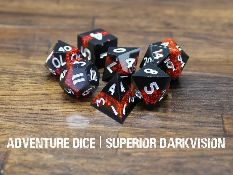 Sharp-Edge Resin RPG Set - Superior Darkvision