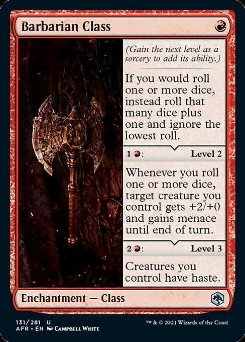 Barbarian Class - Foil