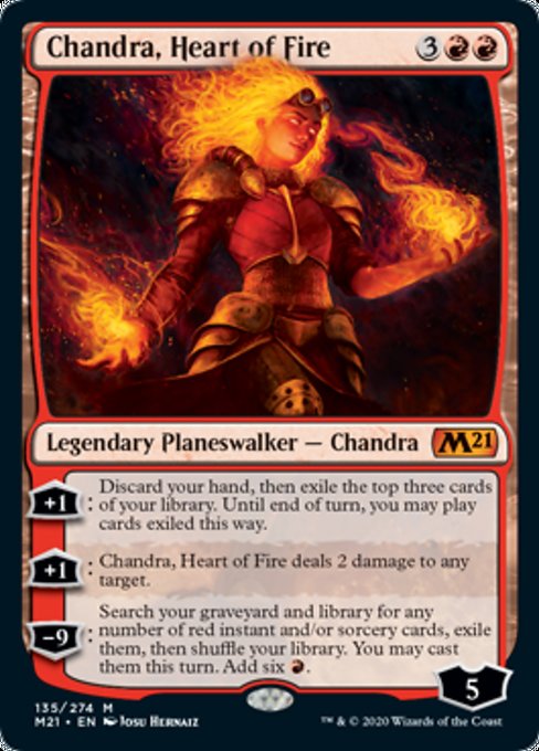 Chandra, Heart of Fire - Foil