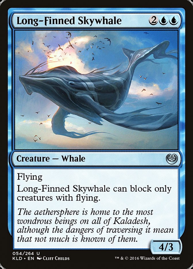 Long-Finned Skywhale - Foil