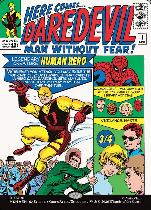 Daredevil, Man Without Fear - Foil