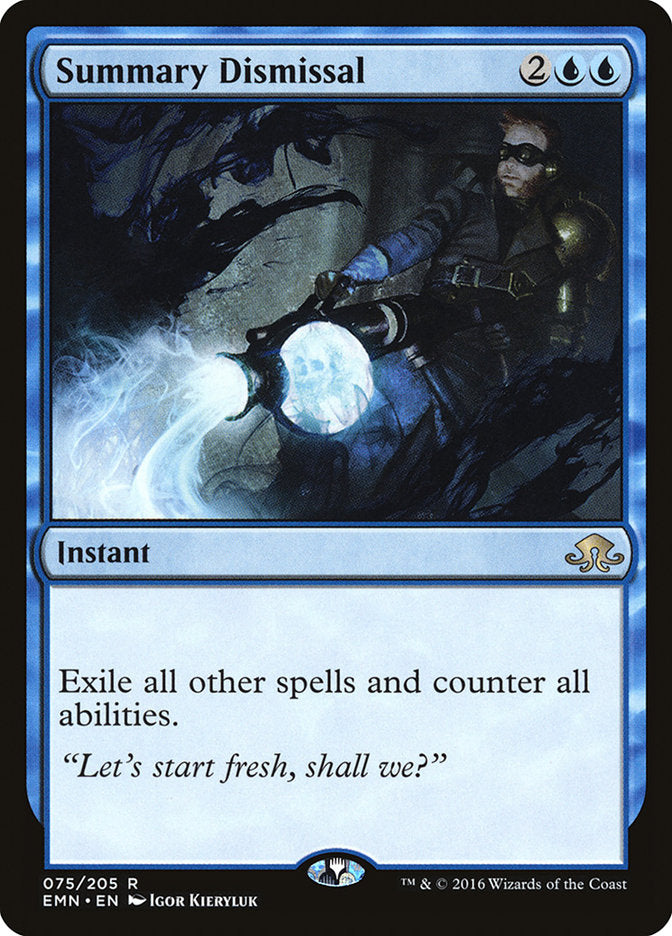 Summary Dismissal - Foil