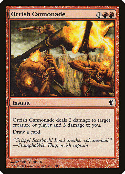 Orcish Cannonade - Foil