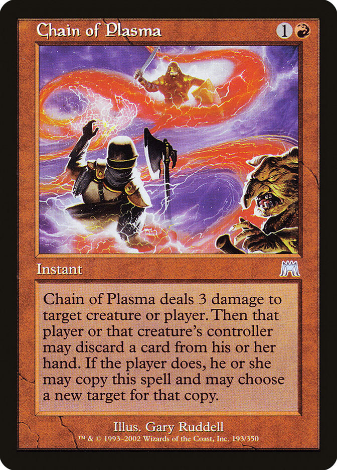 Chain of Plasma