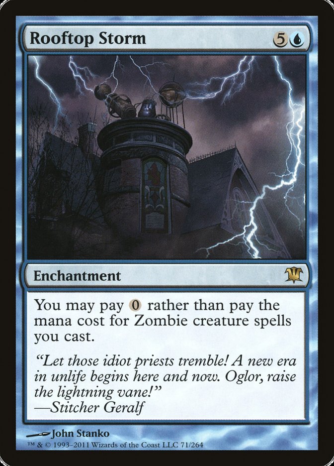 Rooftop Storm - Foil