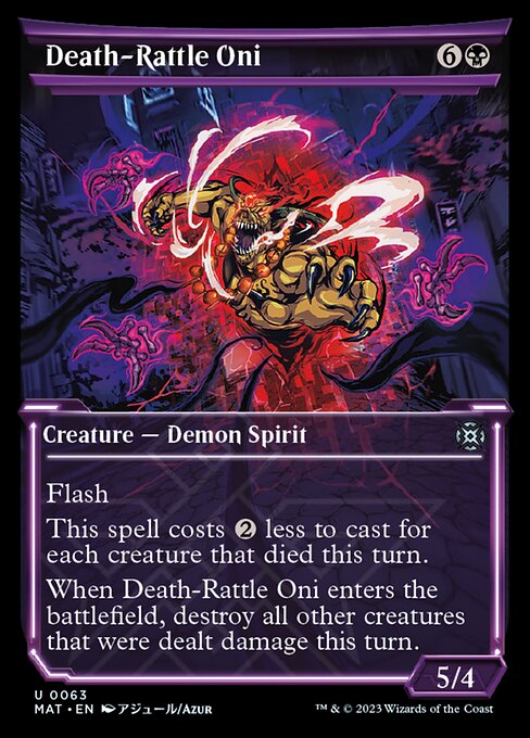 Death-Rattle Oni - Foil