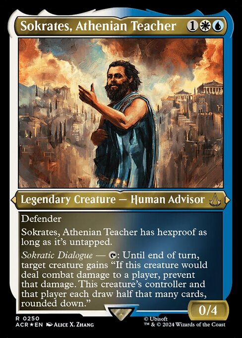 Sokrates, Athenian Teacher - Foil-Etched