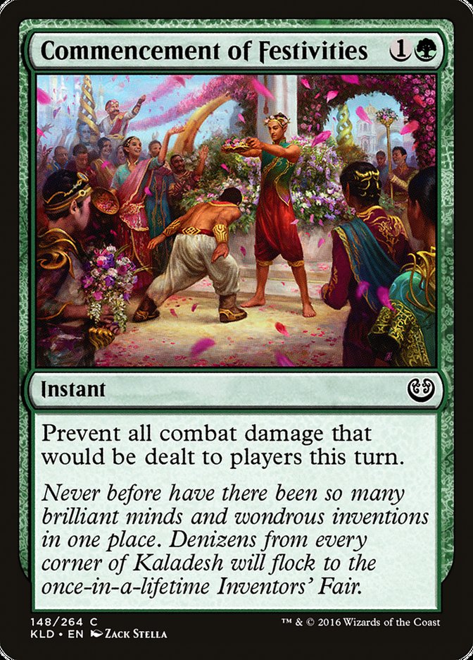 Commencement of Festivities - Foil