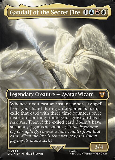 Gandalf of the Secret Fire - Surge Foil