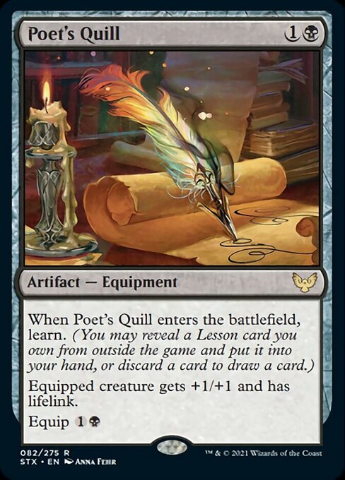 Poet's Quill - Foil