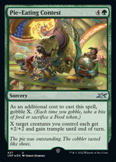 Pie-Eating Contest - Galaxy Foil