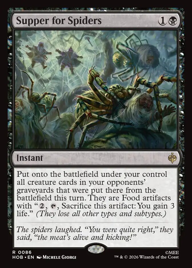 Supper for Spiders - Foil