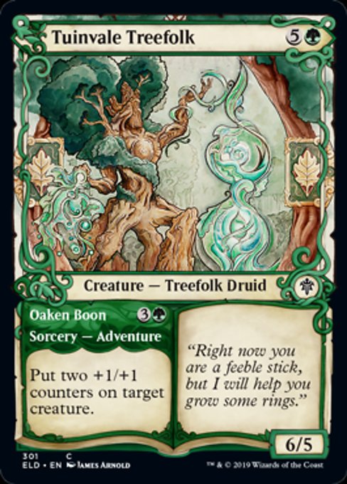 Tuinvale Treefolk // Oaken Boon - Foil