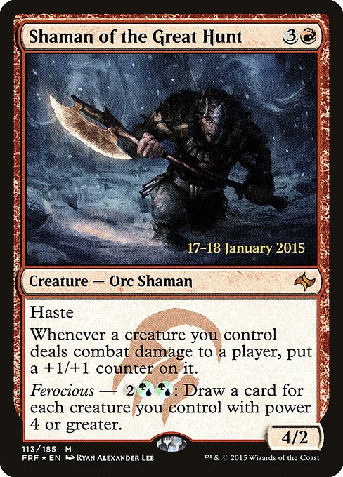 Shaman of the Great Hunt - Foil - Prerelease Promo