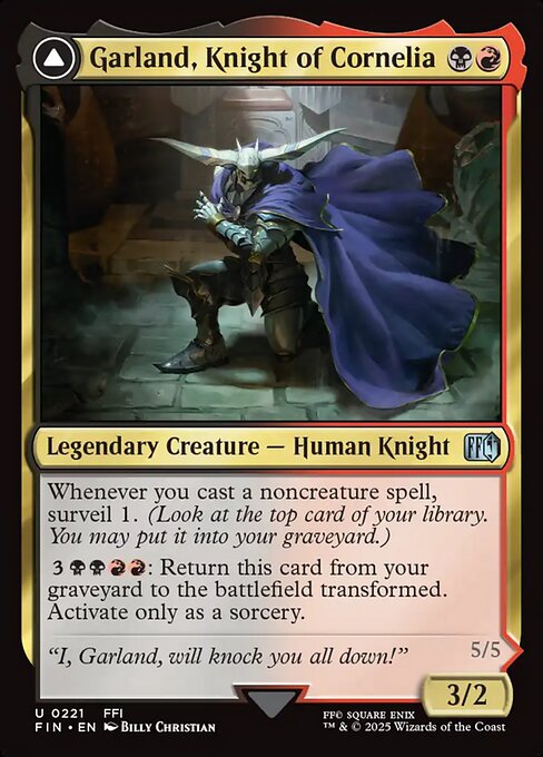 Garland, Knight of Cornelia - Foil