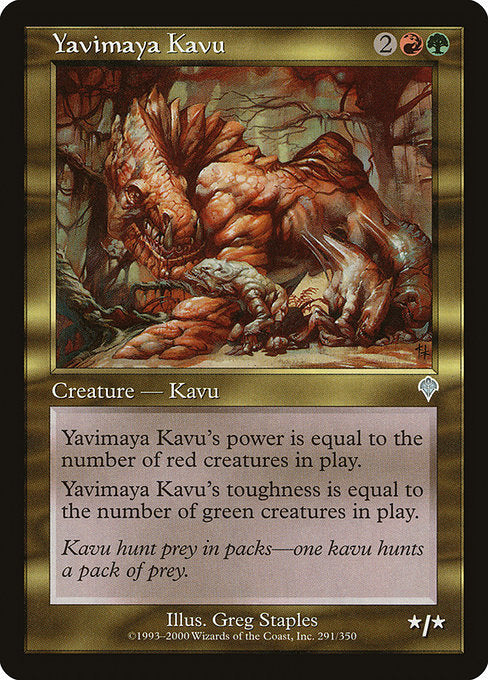 Yavimaya Kavu - Foil