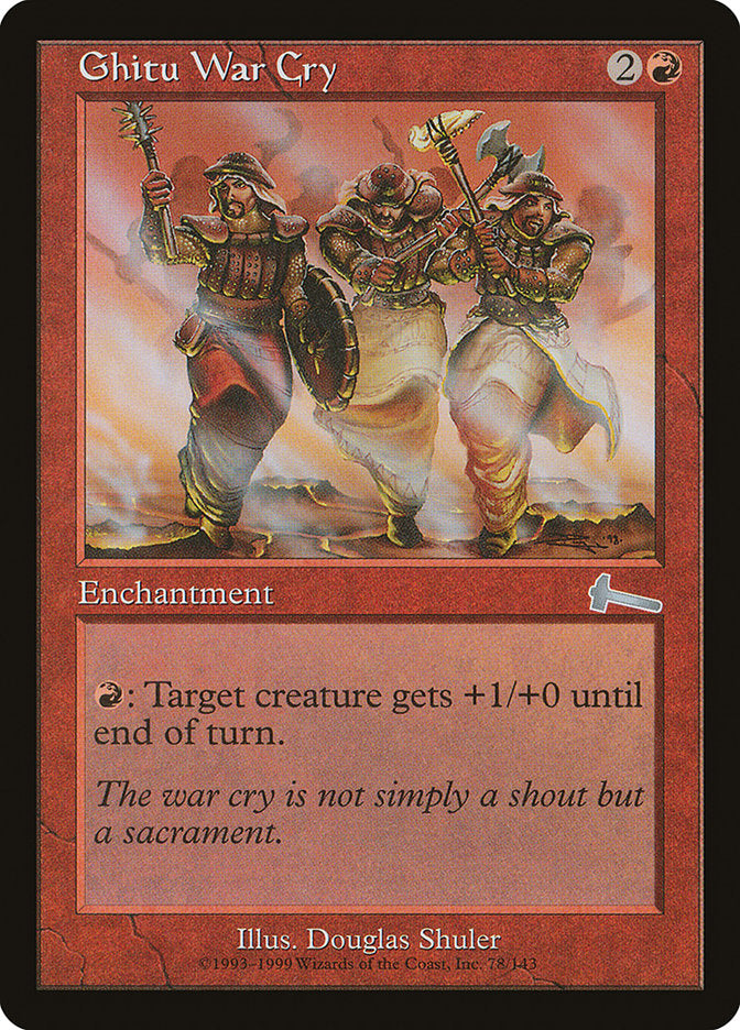 Ghitu War Cry - Foil