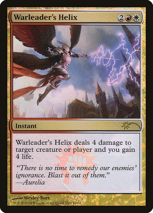 Warleader's Helix - Foil - FNM Promo