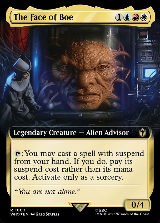 The Face of Boe - Surge Foil