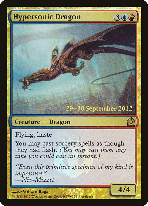Hypersonic Dragon - Foil - Prerelease Promo