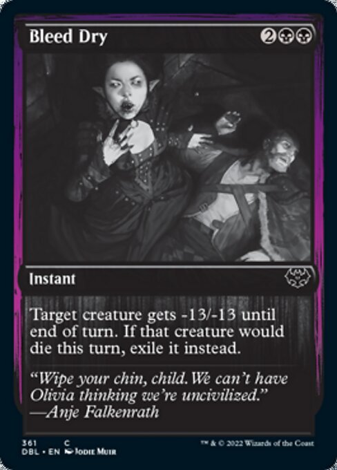 Bleed Dry - Foil