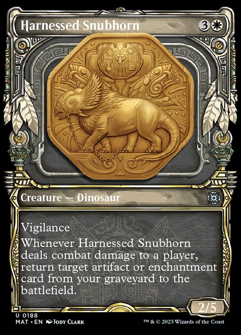 Harnessed Snubhorn - Halo Foil