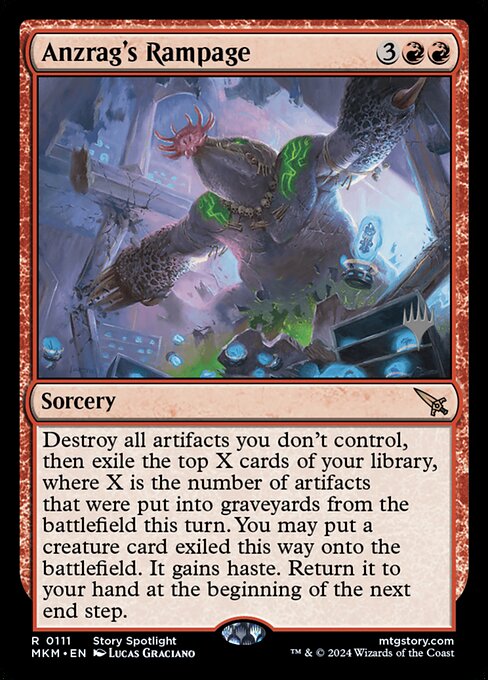 Anzrag's Rampage - Foil - Promo Pack
