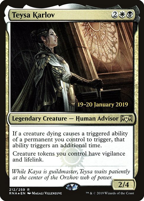 Teysa Karlov - Foil - Prerelease Promo