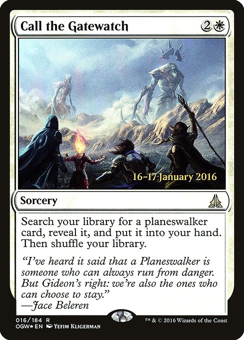 Call the Gatewatch - Foil - Prerelease Promo