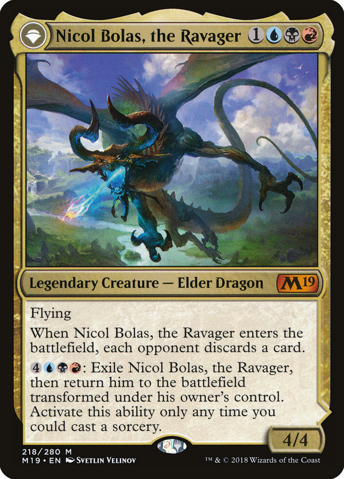 Nicol Bolas, the Ravager // Nicol Bolas, the Arisen - Foil