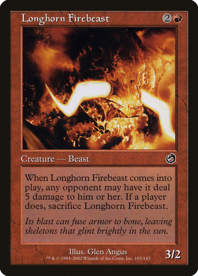 Longhorn Firebeast - Foil