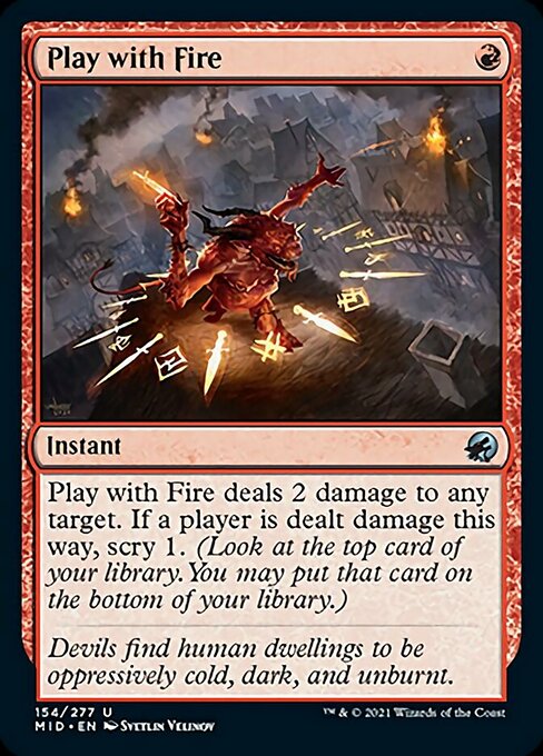 Play with Fire - Foil
