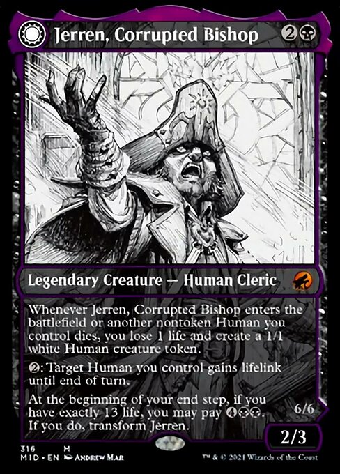 Jerren, Corrupted Bishop - Foil