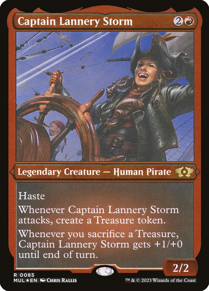 Captain Lannery Storm - Foil-Etched