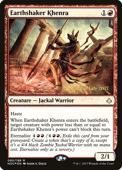 Earthshaker Khenra - Foil - Prerelease Promo