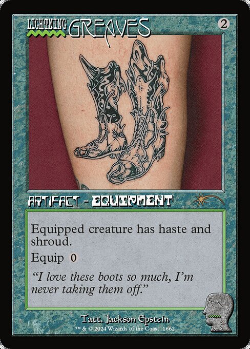 Lightning Greaves (1662) - Foil