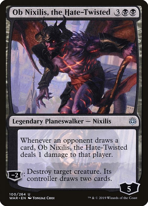 Ob Nixilis, the Hate-Twisted (Japanese Alternate Art) - Foil