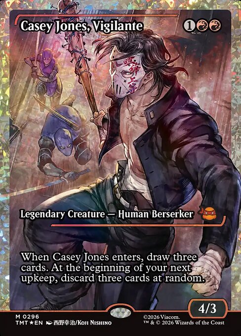 Casey Jones, Vigilante - Fracture Foil