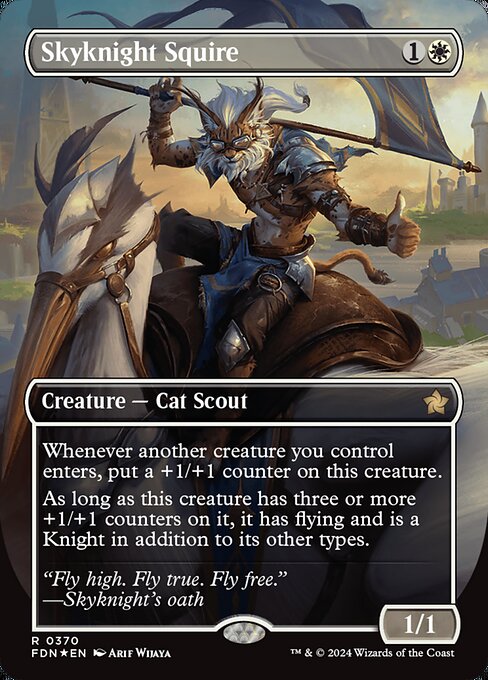 Skyknight Squire - Mana Foil