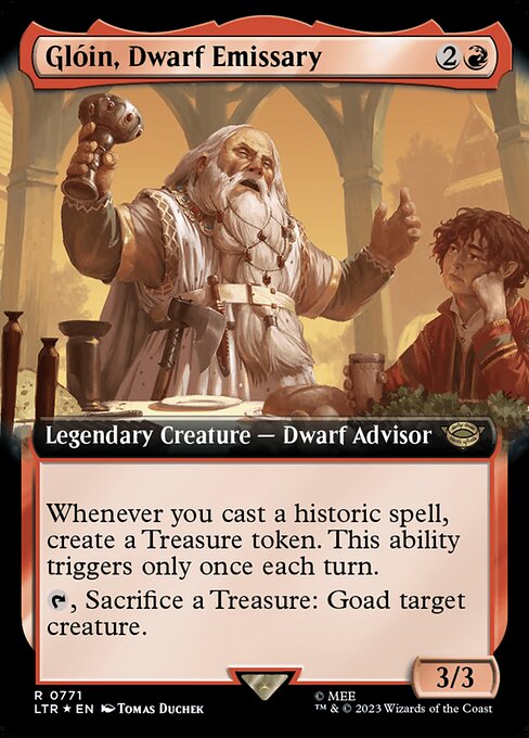 Gloin, Dwarf Emissary - Surge Foil