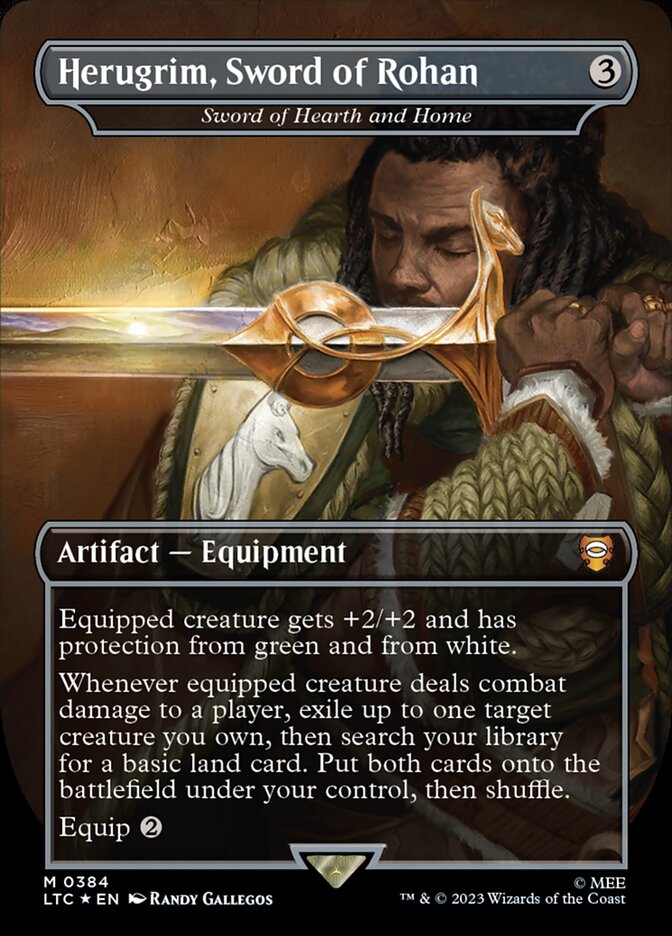 Sword of Hearth and Home (0384 - Herugrim, Sword of Rohan) - Surge Foil