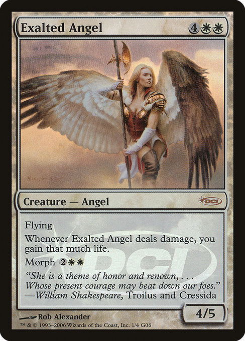 Exalted Angel - Foil - Judge Promo