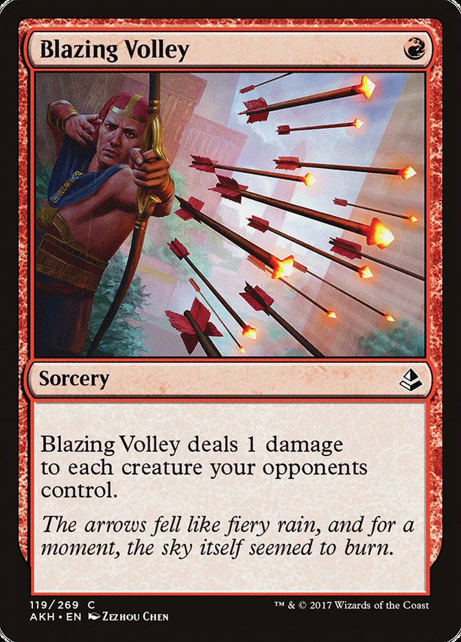 Blazing Volley - Foil