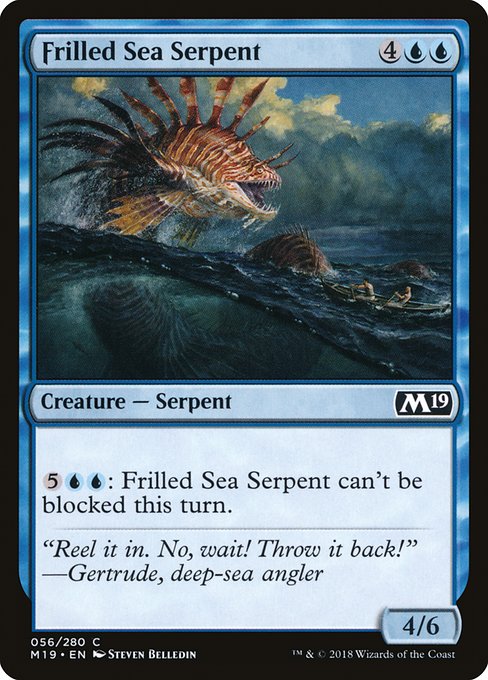 Frilled Sea Serpent - Foil