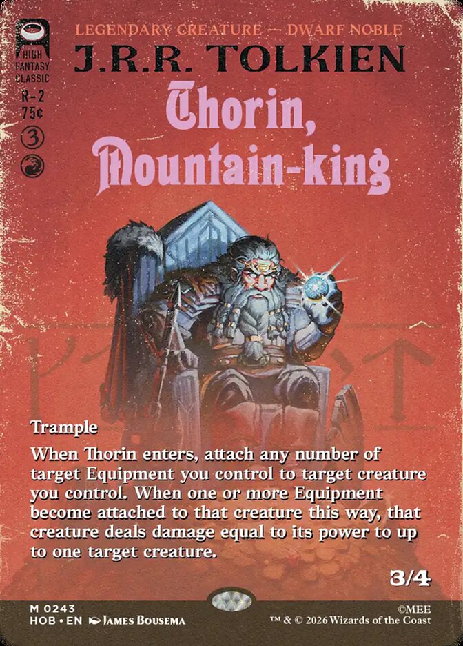 Thorin, Mountain-king - Foil