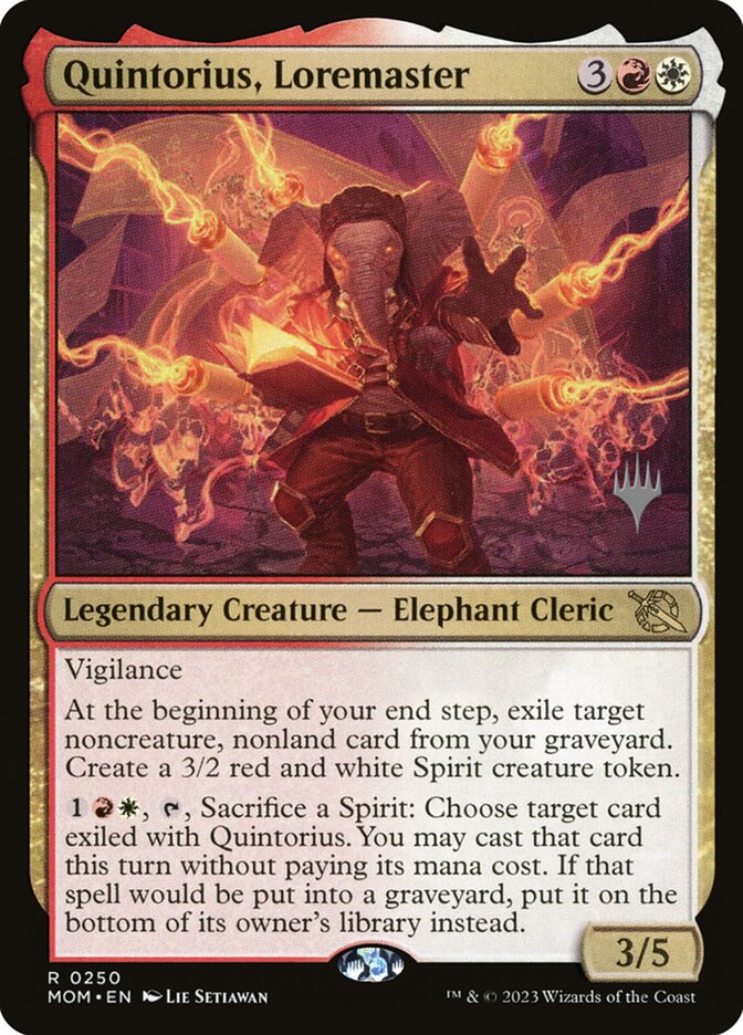 Quintorius, Loremaster - Foil - Promo Pack
