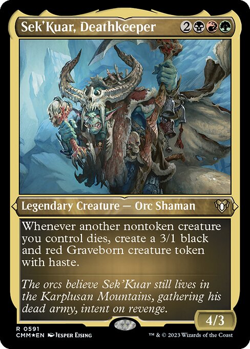 Sek'Kuar, Deathkeeper - Foil-Etched