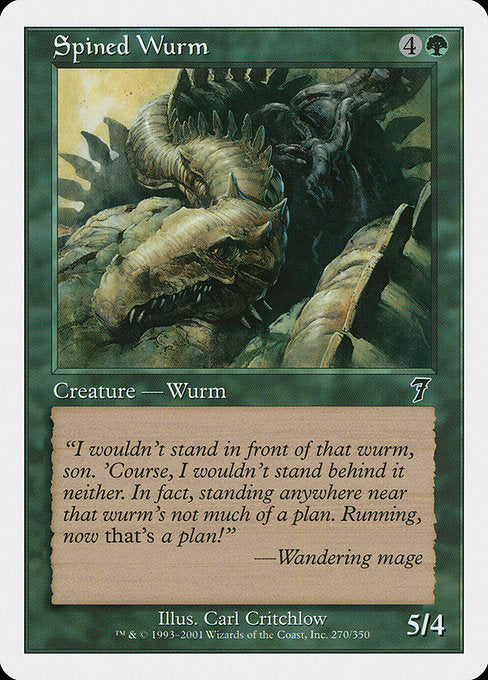 Spined Wurm - Foil
