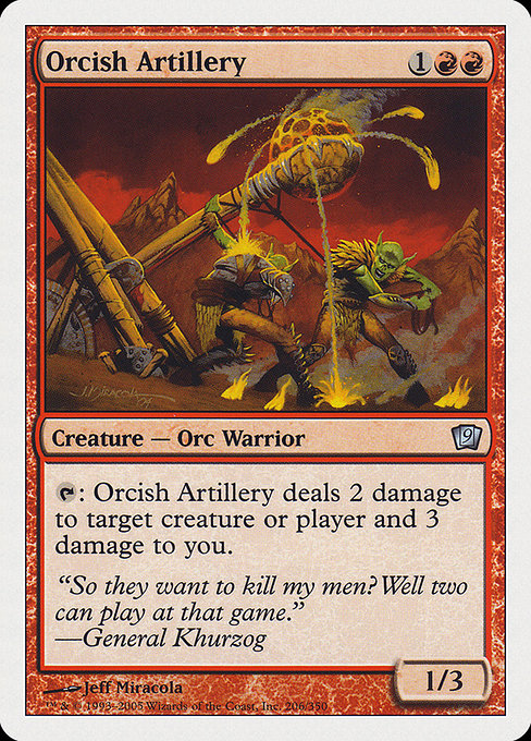 Orcish Artillery - Foil